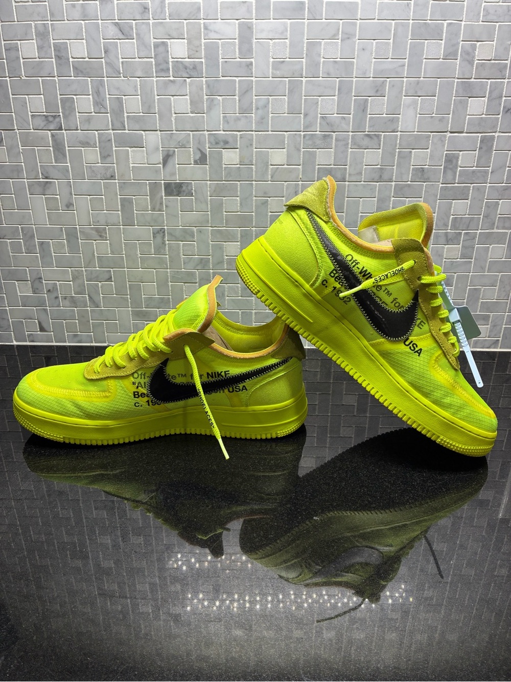 Nike x Off-White Air Force 1 Low Volt AO4606-700 Size 13 OG Box Extra Laces - Picture 5 of 16